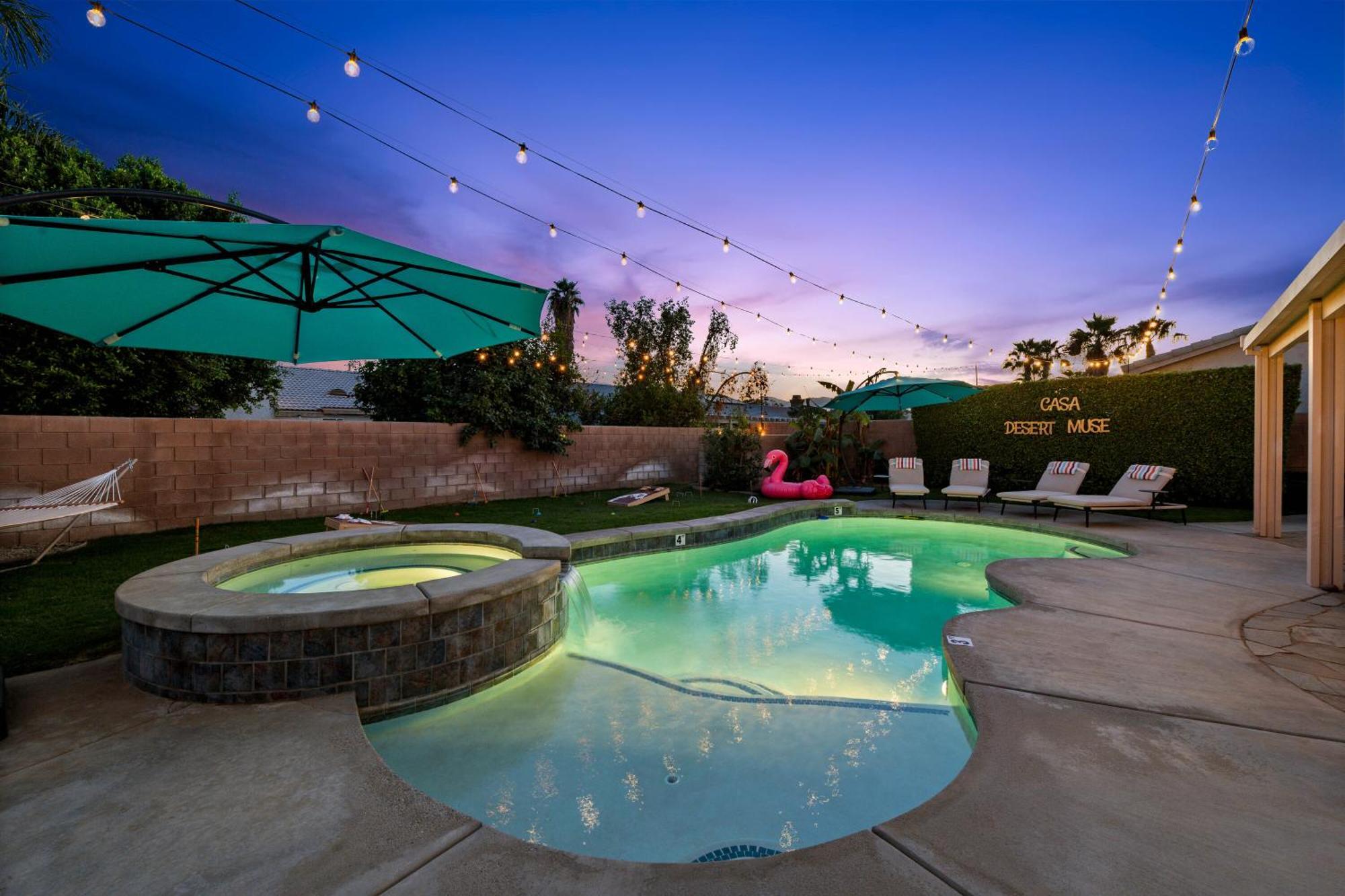 Casa Desert Muse With Heated Pool Spa Firepit Mini Golf And Games Indio Zewnętrze zdjęcie
